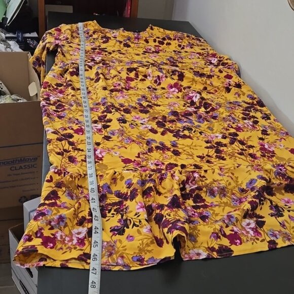 Scoop Yellow Floral Maxi Dress - Picture 10 of 10